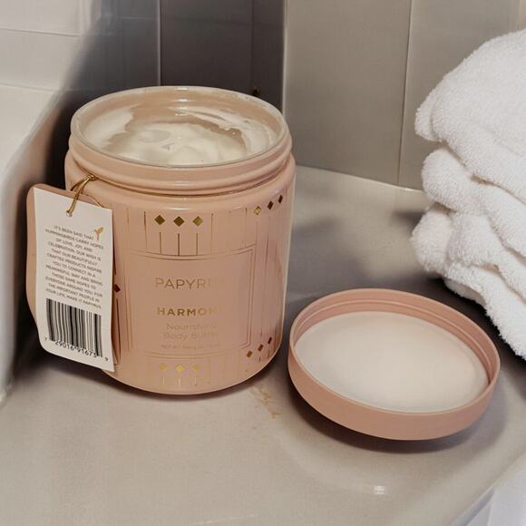 Papyrus Harmony Nourishing Body Butter Citrus Floral Pretty Pink Jar 600g New - Picture 8 of 8